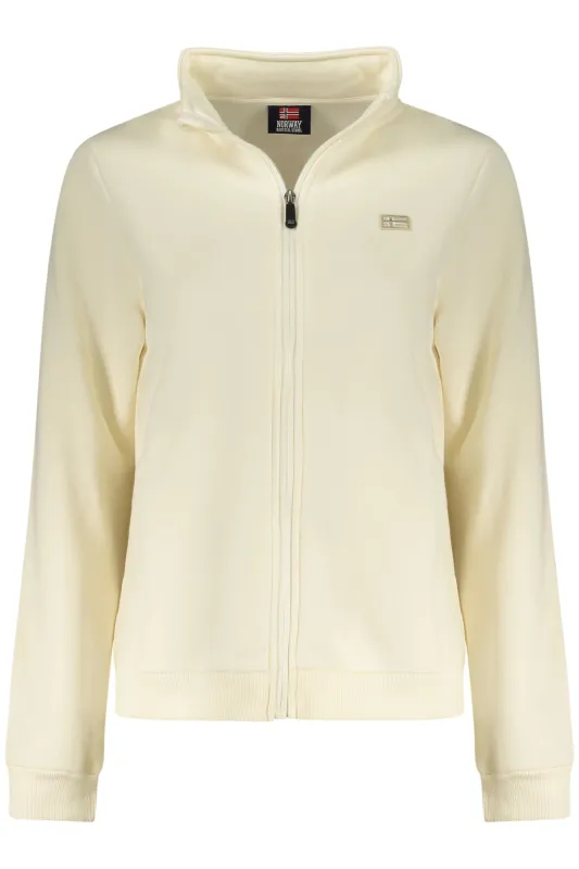 NORWAY 1963 WOMEN S WHITE ZIP-UP SWEATSHIRT sold by Siebentaschen