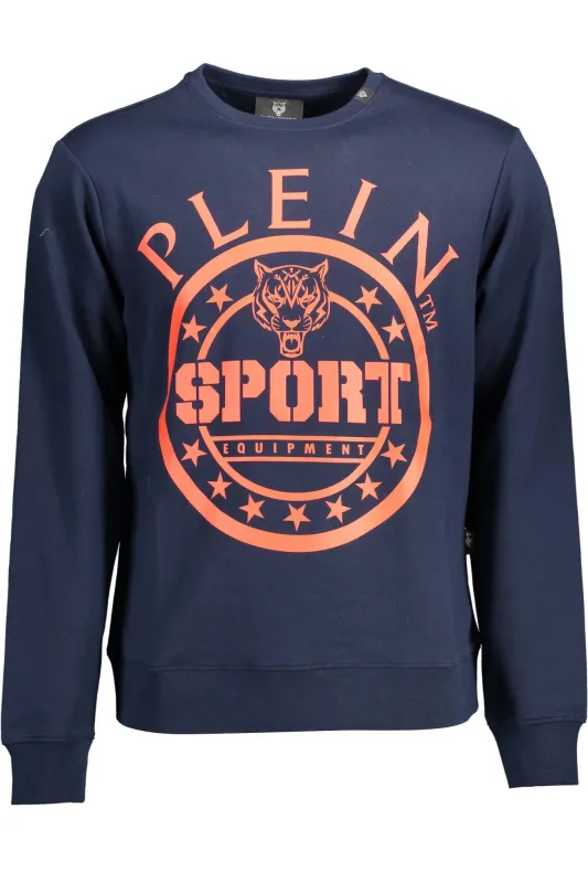 PLEIN SPORT SWEATSHIRT WITHOUT ZIP MEN BLUE sold by Siebentaschen