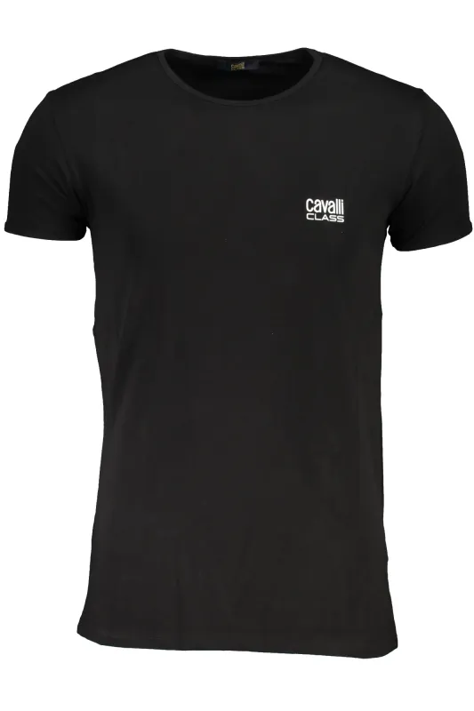 CAVALLI CLASS MEN S SHORT SLEEVE T-SHIRT BLACK made by Siebentaschen