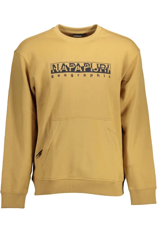 NAPAPIJRI SWEATSHIRT WITHOUT ZIP MAN BEIGE made by Napapijri