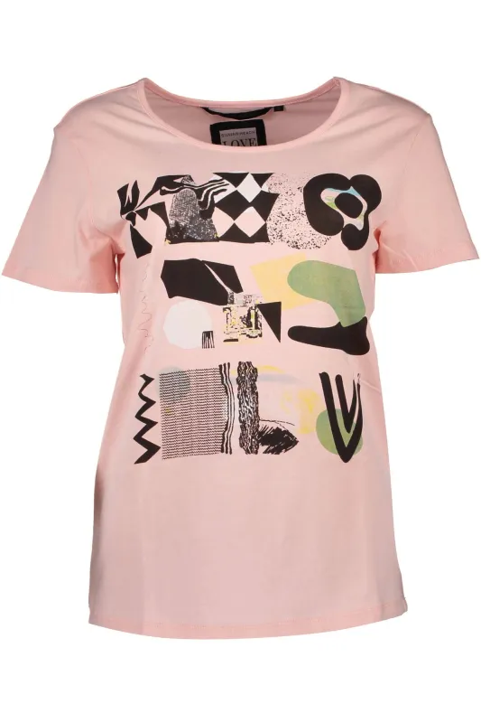 SILVIAN HEACH WOMEN S SHORT SLEEVE T-SHIRT PINK made by Siebentaschen