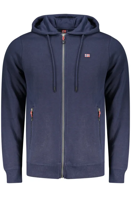 NORWAY 1963 MEN S BLUE ZIP-UP SWEATSHIRT sold by Siebentaschen
