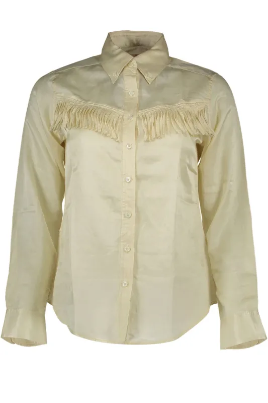 GANT WOMEN S LONG SLEEVE BEIGE SHIRT made by Gant