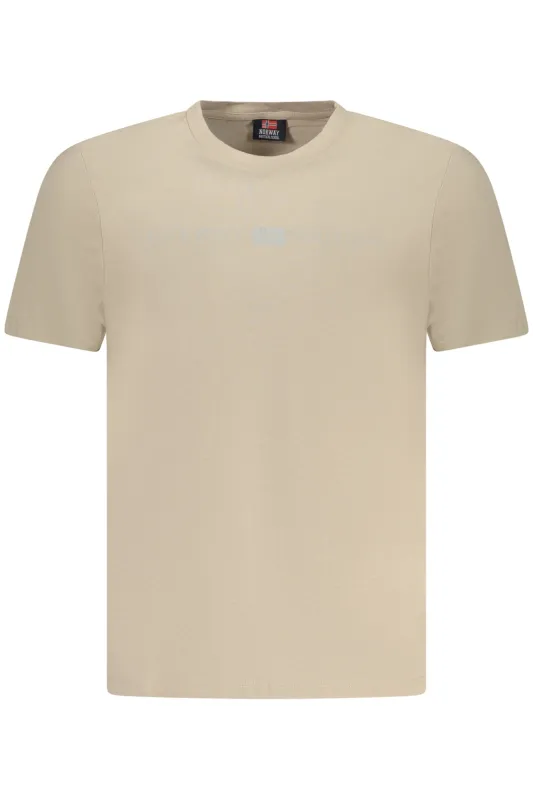 NORWAY 1963 MEN S SHORT SLEEVE T-SHIRT BEIGE sold by Siebentaschen