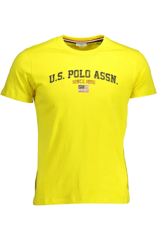 US POLO SHORT SLEEVE T-SHIRT YELLOW MAN sold by Siebentaschen