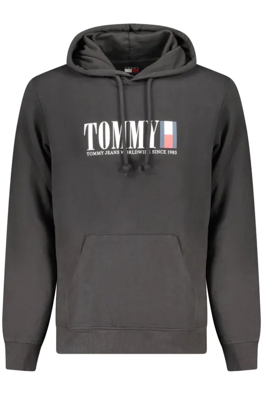 TOMMY HILFIGER MEN S BLACK ZIP-UP SWEATSHIRT sold by Siebentaschen