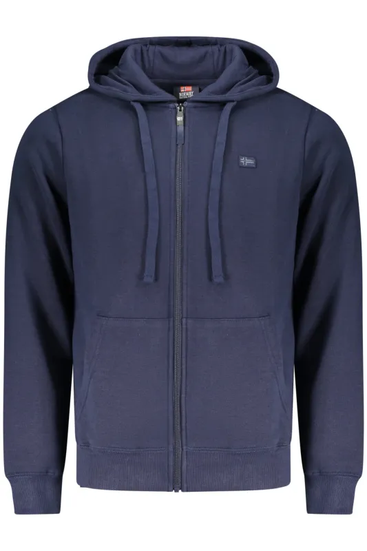 NORWAY 1963 MEN S BLUE ZIP-UP SWEATSHIRT sold by Siebentaschen