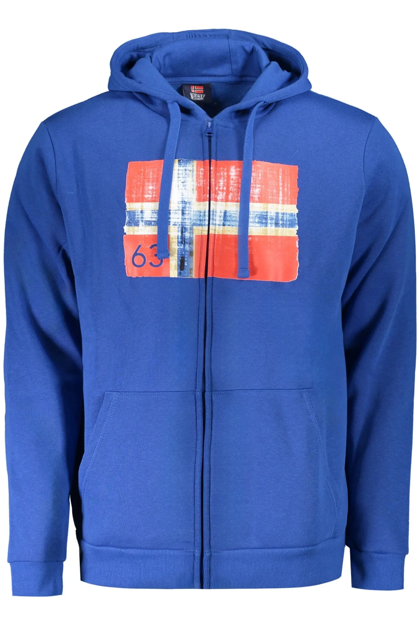 NORWAY 1963 MEN S BLUE ZIP-UP SWEATSHIRT sold by Siebentaschen