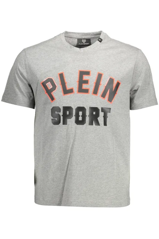 PLEIN SPORT MEN S SHORT SLEEVE T-SHIRT GRAY sold by Siebentaschen