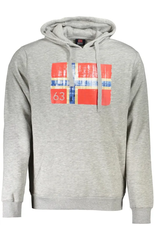 NORWAY 1963 MEN S ZIP-UP SWEATSHIRT GREY sold by Siebentaschen