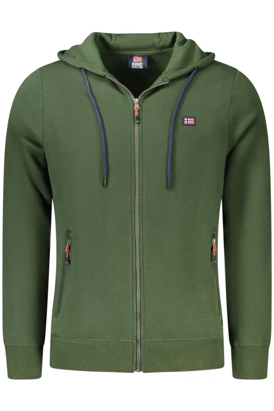 NORWAY 1963 MEN S GREEN ZIP-UP SWEATSHIRT sold by Siebentaschen