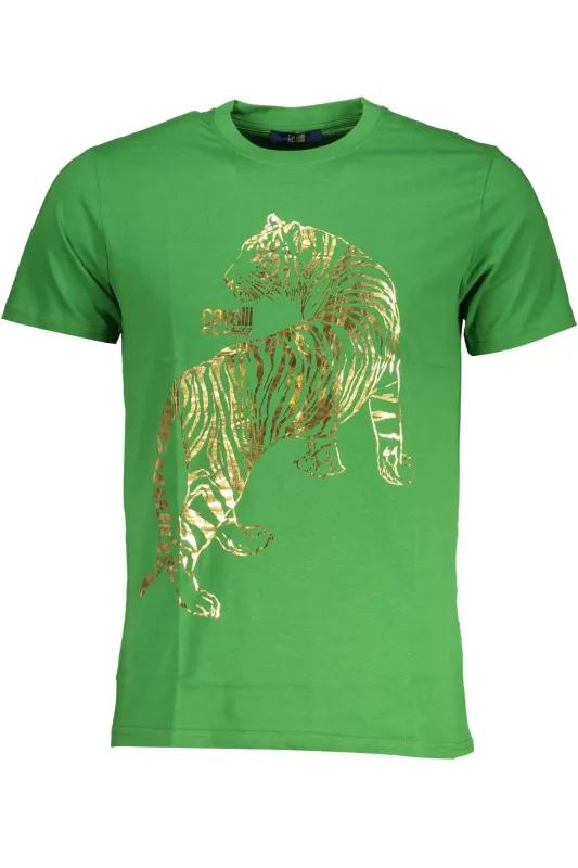 CAVALLI CLASS GREEN MEN S SHORT SLEEVED T-SHIRT sold by Siebentaschen