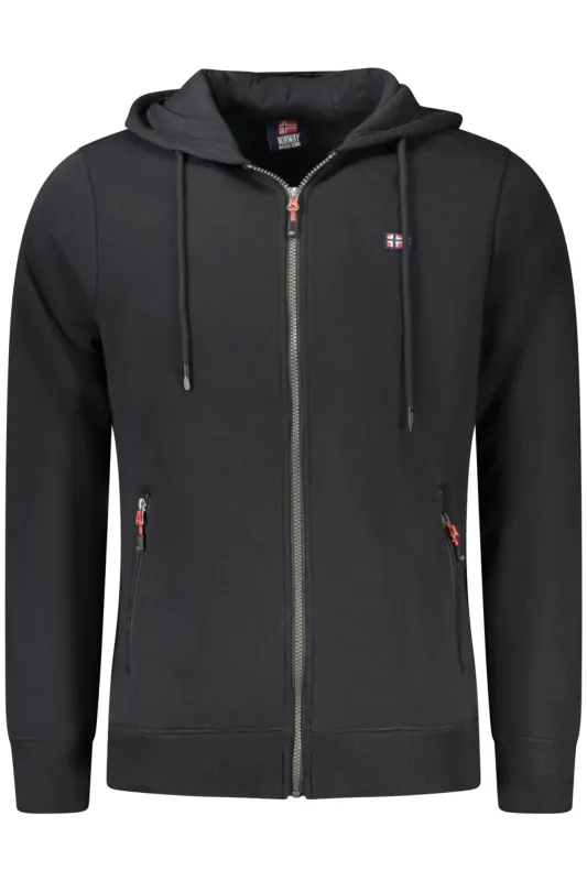 NORWAY 1963 MEN S BLACK ZIP-UP SWEATSHIRT sold by Siebentaschen