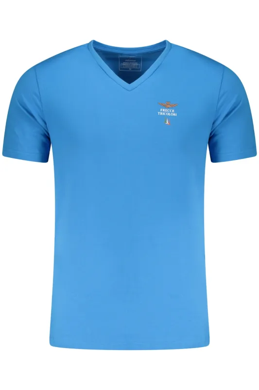 AERONAUTICA MILITARE MEN S LIGHT BLUE OUTERWEAR T-SHIRT sold by Siebentaschen