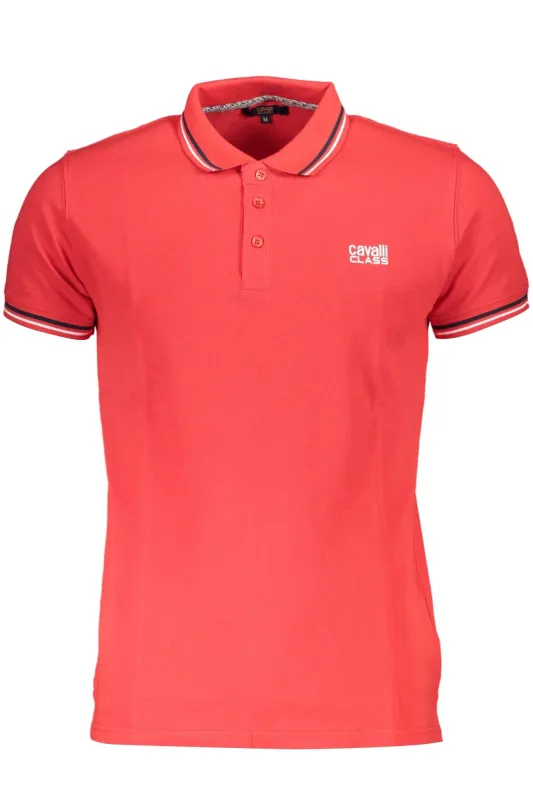 CAVALLI CLASS POLO SHORT SLEEVES MEN RED sold by Siebentaschen