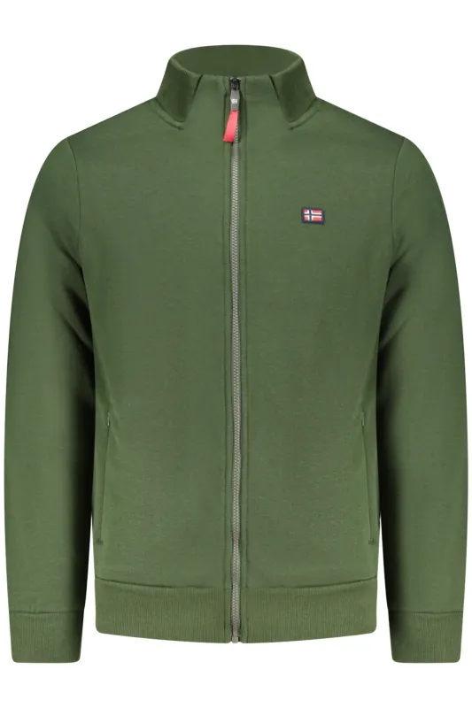 NORWAY 1963 MEN S GREEN ZIP-UP SWEATSHIRT sold by Siebentaschen