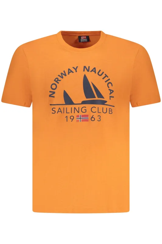 NORWAY 1963 MEN S SHORT SLEEVE T-SHIRT ORANGE sold by Siebentaschen