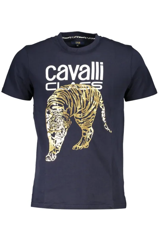 CAVALLI CLASS SHORT SLEEVE T-SHIRT MEN BLUE sold by Siebentaschen