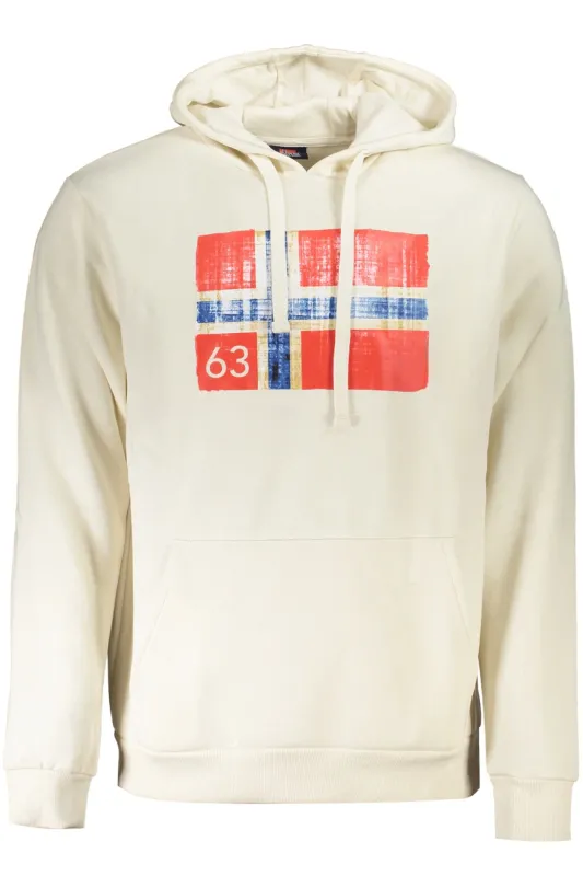 NORWAY 1963 MEN S WHITE ZIP-UP SWEATSHIRT sold by Siebentaschen