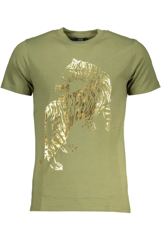 CAVALLI CLASS GREEN MEN S SHORT SLEEVED T-SHIRT sold by Siebentaschen