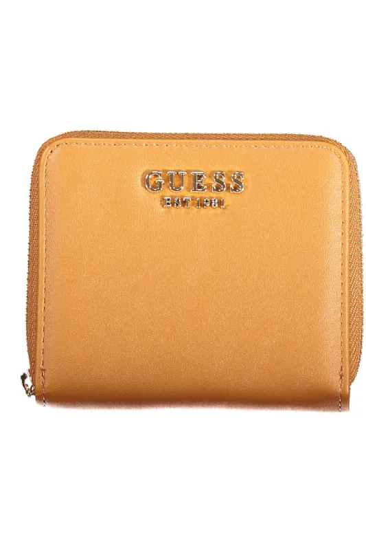 GUESS JEANS WOMEN S WALLET BROWN sold by Siebentaschen