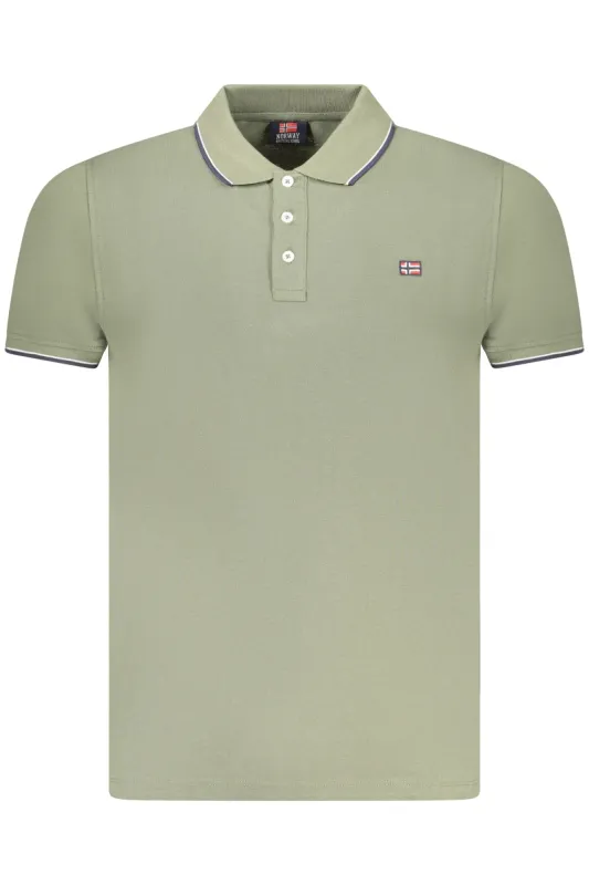 NORWAY 1963 MEN S SHORT SLEEVE POLO GREEN sold by Siebentaschen