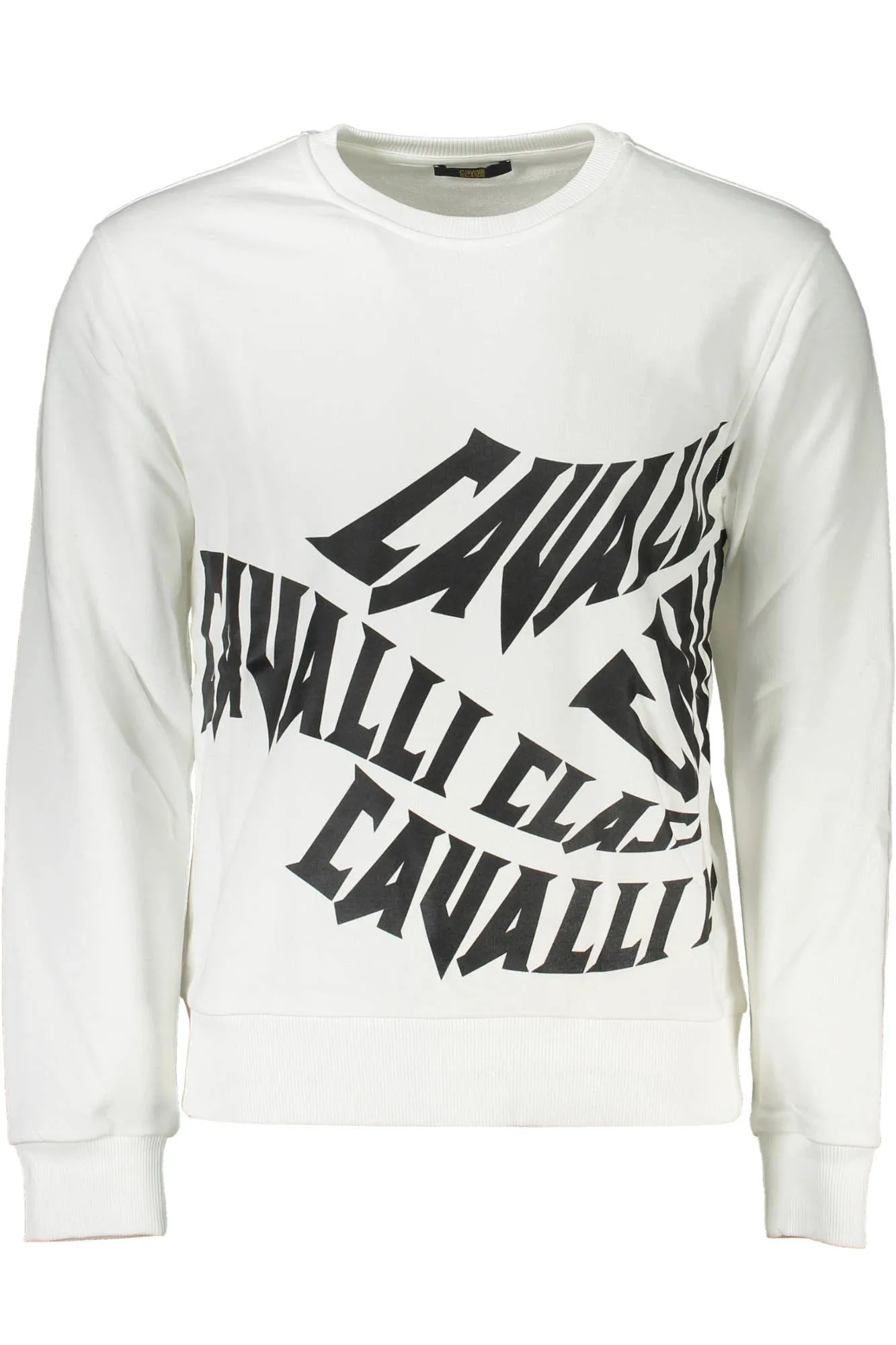 CAVALLI CLASS SWEATSHIRT WITHOUT ZIP MEN WHITE sold by Siebentaschen