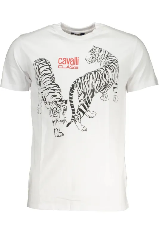 CAVALLI CLASS MEN S SHORT SLEEVED T-SHIRT WHITE sold by Siebentaschen