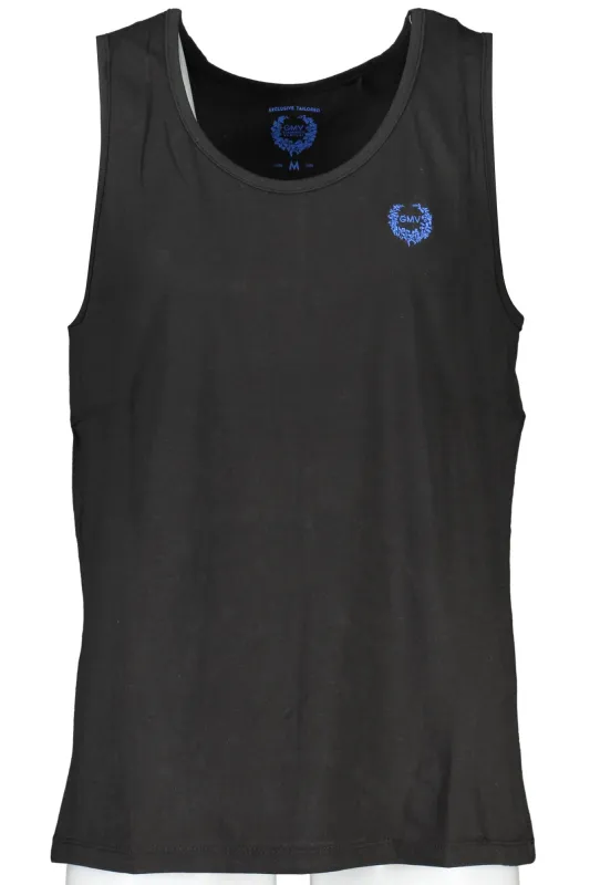 GIAN MARCO VENTURI MEN S BLACK TANK TOP sold by Siebentaschen