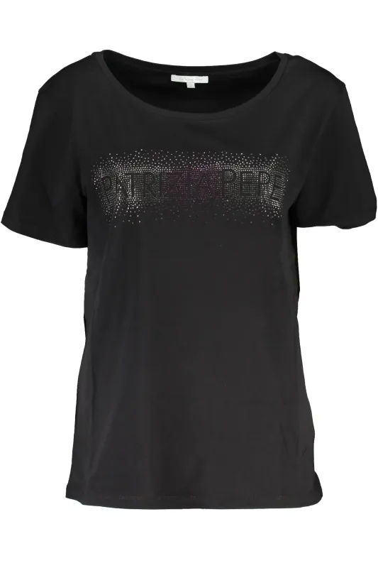 PATRIZIA PEPE WOMEN S SHORT SLEEVE T-SHIRT BLACK sold by Siebentaschen