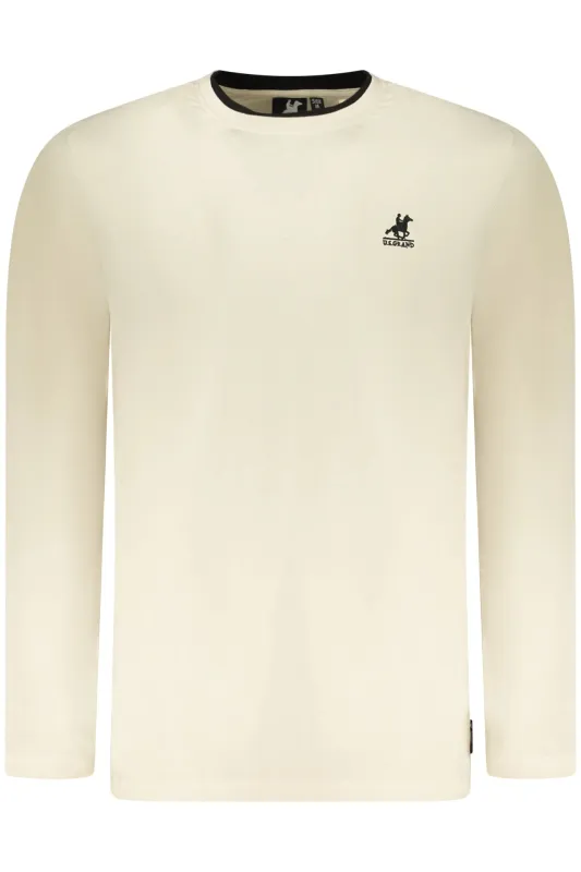 US GRAND MEN S LONG-SLEEVE T-SHIRT BEIGE sold by Siebentaschen
