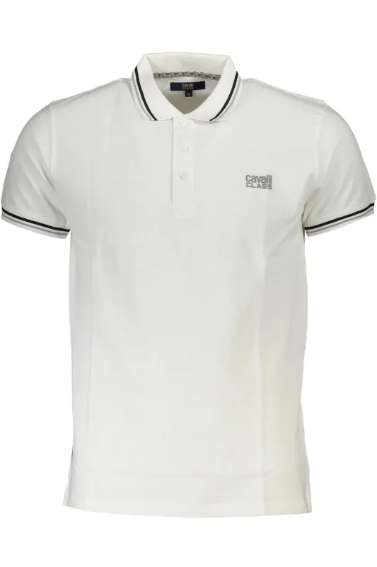 CAVALLI CLASS POLO SHORT SLEEVES MEN WHITE sold by Siebentaschen