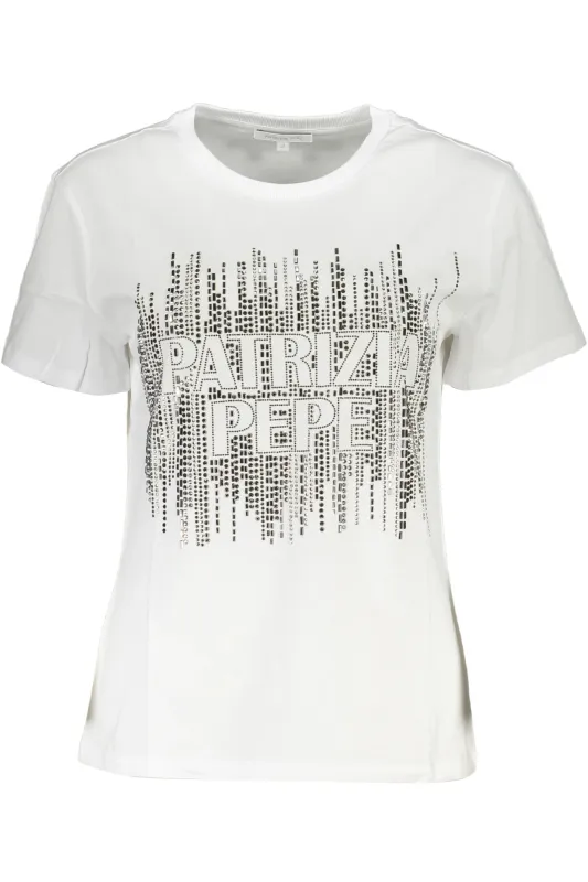 PATRIZIA PEPE WOMEN S SHORT SLEEVE T-SHIRT WHITE sold by Siebentaschen