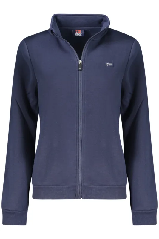 NORWAY 1963 WOMEN S BLUE ZIP-UP SWEATSHIRT sold by Siebentaschen
