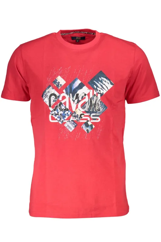 CAVALLI CLASS SHORT SLEEVE T-SHIRT MEN RED sold by Siebentaschen