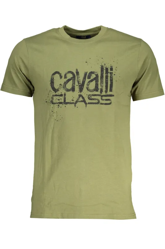 CAVALLI CLASS GREEN MEN S SHORT SLEEVED T-SHIRT sold by Siebentaschen