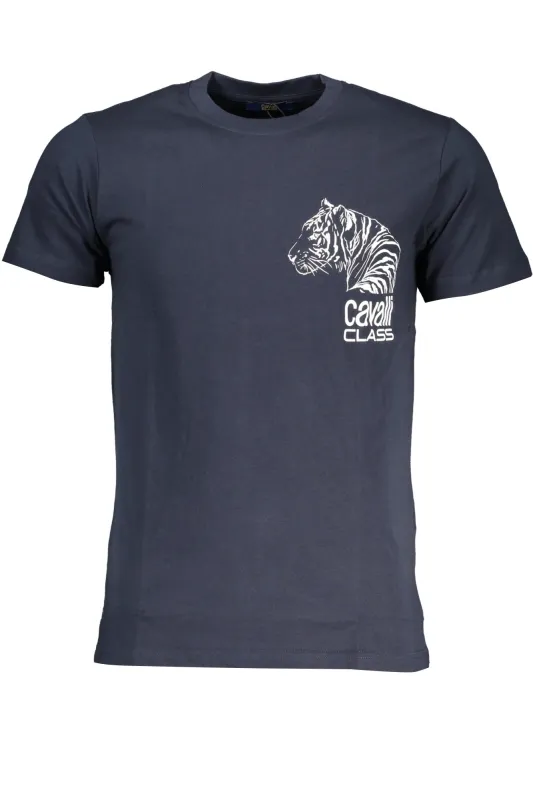 CAVALLI CLASS MEN S SHORT SLEEVED T-SHIRT BLUE sold by Siebentaschen