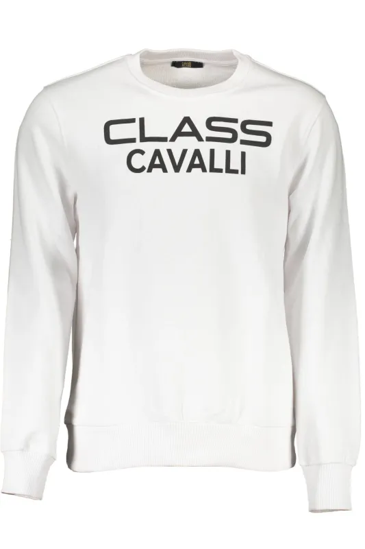CAVALLI CLASS SWEATSHIRT WITHOUT ZIP MAN WHITE sold by Siebentaschen