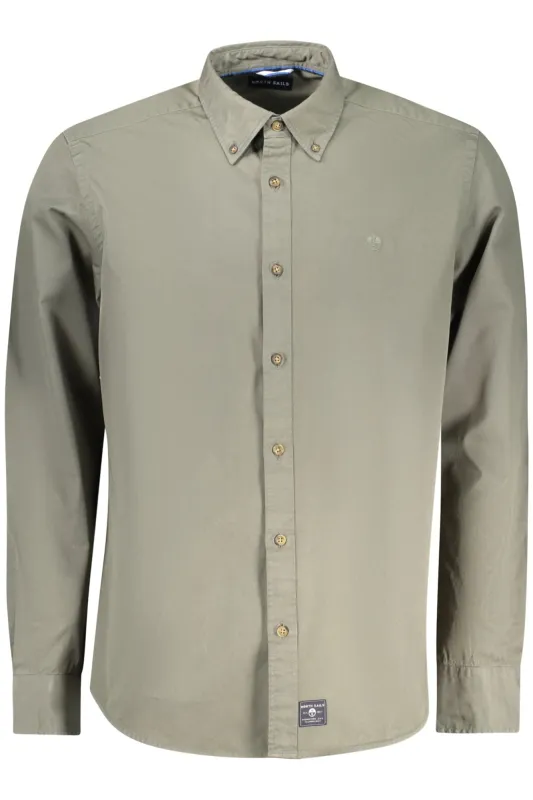 NORTH SAILS MEN S LONG-SLEEVED SHIRT, GREEN sold by Siebentaschen