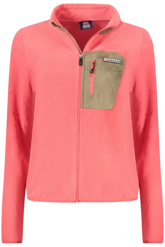NORWAY 1963 WOMEN S PINK ZIP-UP SWEATSHIRT sold by Siebentaschen