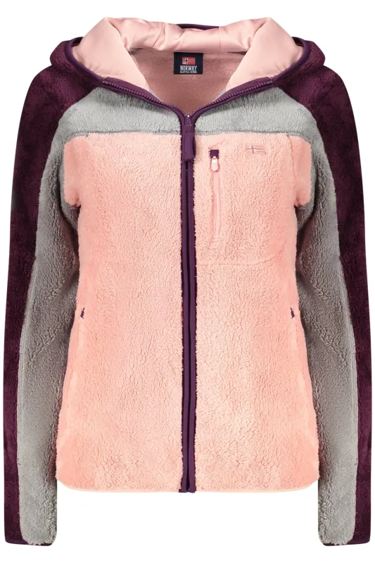 NORWAY 1963 WOMEN S PINK ZIP-UP SWEATSHIRT sold by Siebentaschen