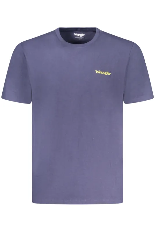 WRANGLER SHORT SLEEVE T-SHIRT MEN BLUE sold by Siebentaschen