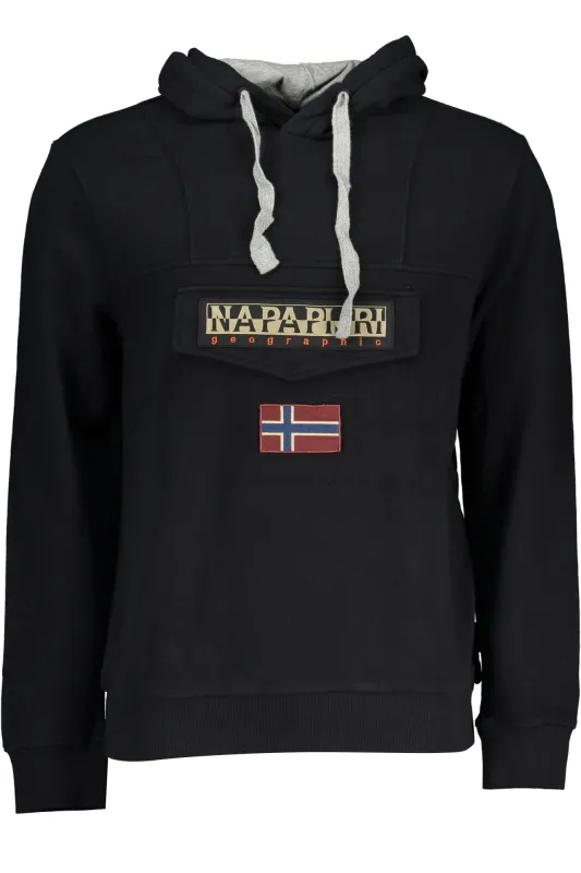 NAPAPIJRI MEN S BLACK ZIPLESS SWEATSHIRT sold by Siebentaschen