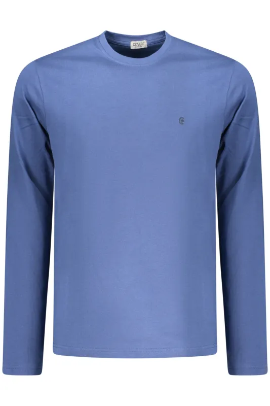 COVERI MOVING MEN S LONG-SLEEVED T-SHIRT, BLUE sold by Siebentaschen