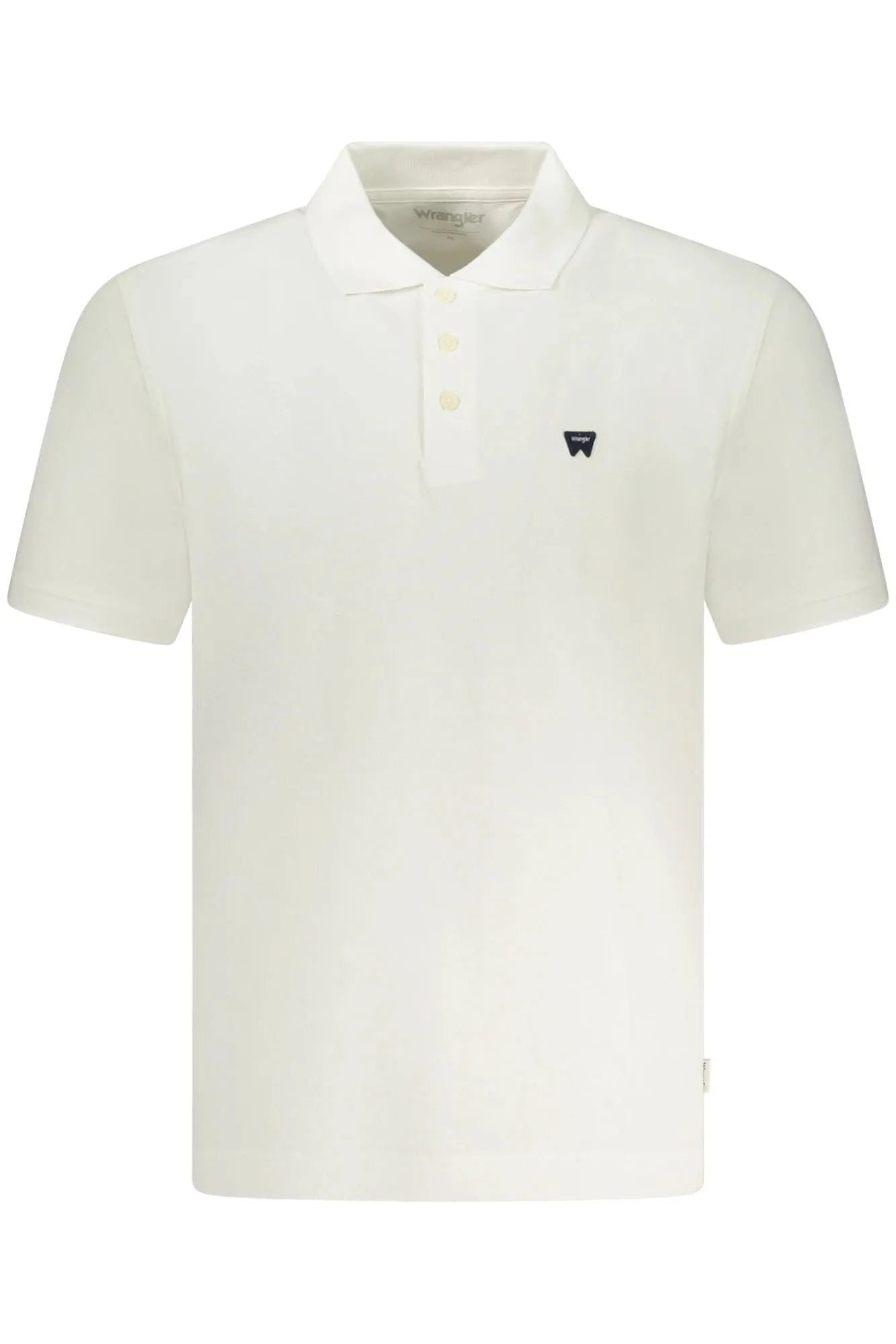 WRANGLER POLO SHORT SLEEVE MEN WHITE sold by Siebentaschen