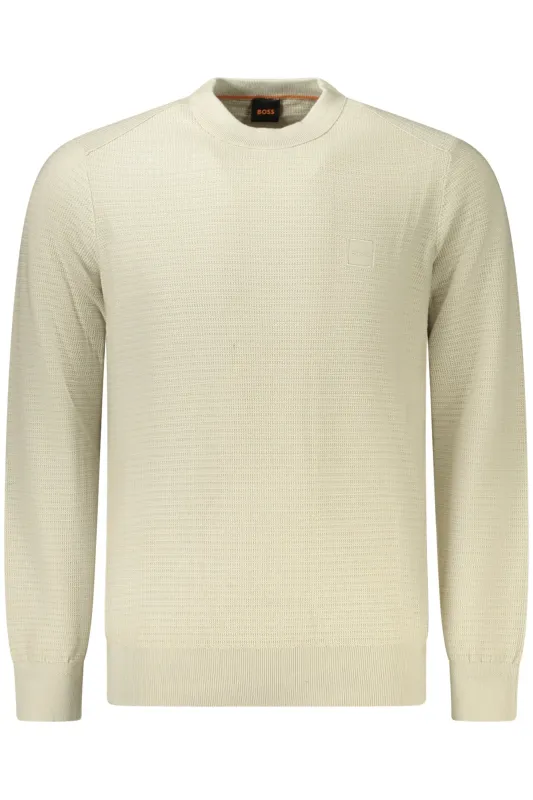 BOSS MEN S SWEATER BEIGE made by Hugo Boss