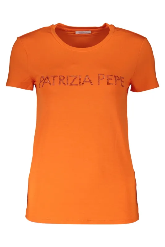 PATRIZIA PEPE WOMEN S SHORT SLEEVE T-SHIRT ORANGE sold by Siebentaschen