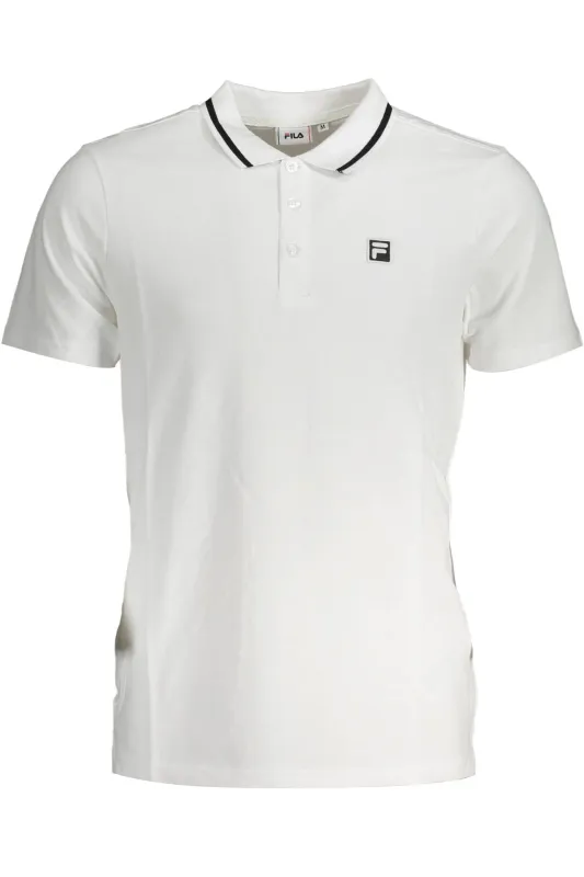 FILA MEN S WHITE SHORT SLEEVED POLO SHIRT sold by Siebentaschen