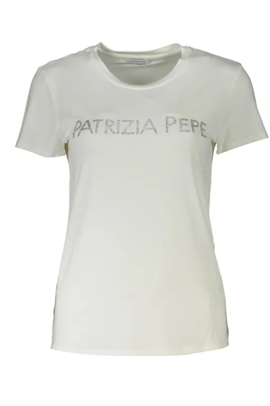 PATRIZIA PEPE WOMEN S SHORT SLEEVE T-SHIRT WHITE sold by Siebentaschen