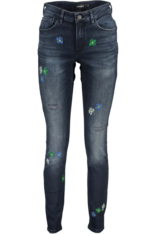 DESIGUAL WOMEN S DENIM JEANS BLUE sold by Siebentaschen